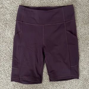 Lululemon Purple Bike Shorts Size 6